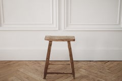 Antique Elm Wood Stool