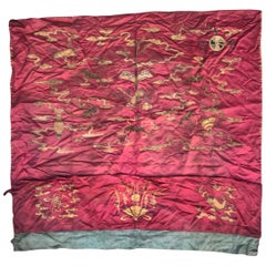 Antique Chinese Embroidered Panel