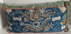 Antique Chinese Embroidered Textile Custom Pillow