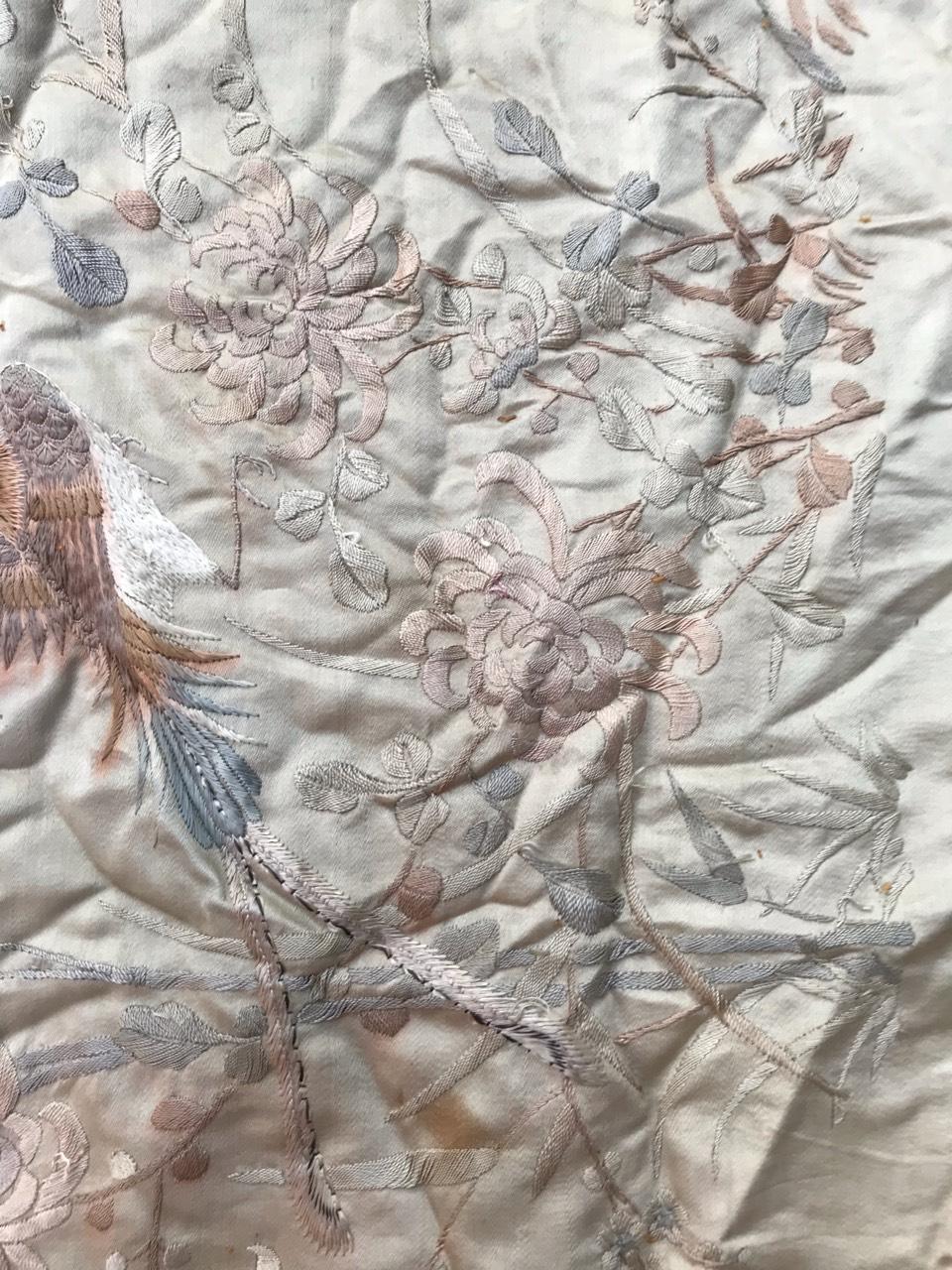 Bobyrug’s Antique Chinese Embroidery In Good Condition For Sale In Saint Ouen, FR
