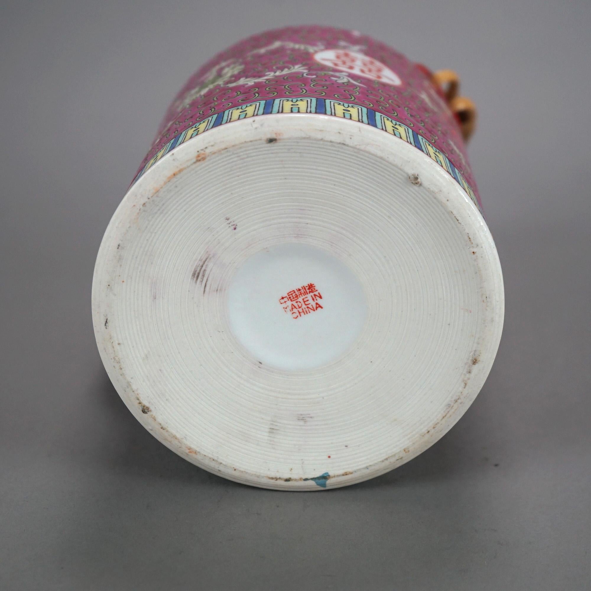 Antique Chinese Enameled Porcelain Teapot C1920 For Sale 4