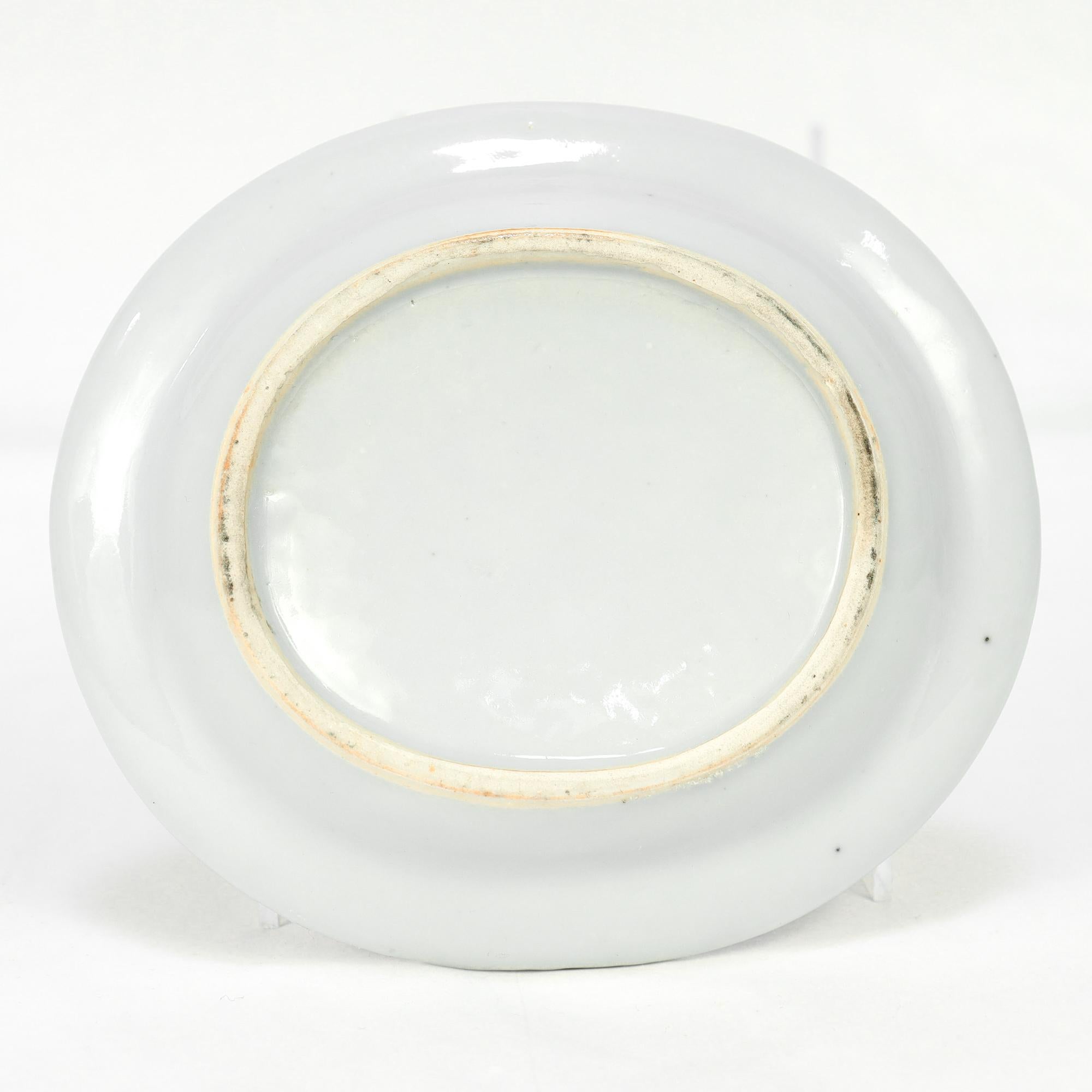 Ancien beurrier couvert en porcelaine de Canton bleu et blanc d'exportation chinoise en vente 6