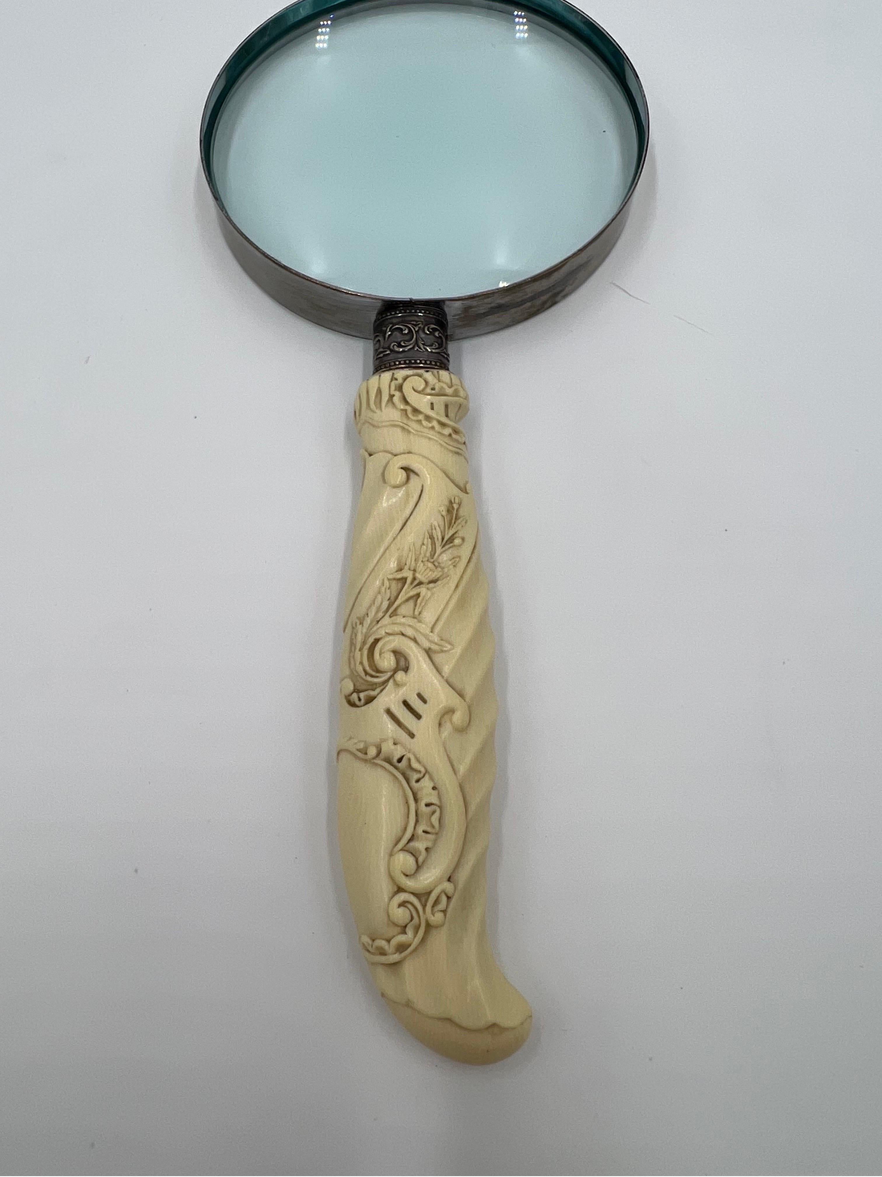antique magnifying glass