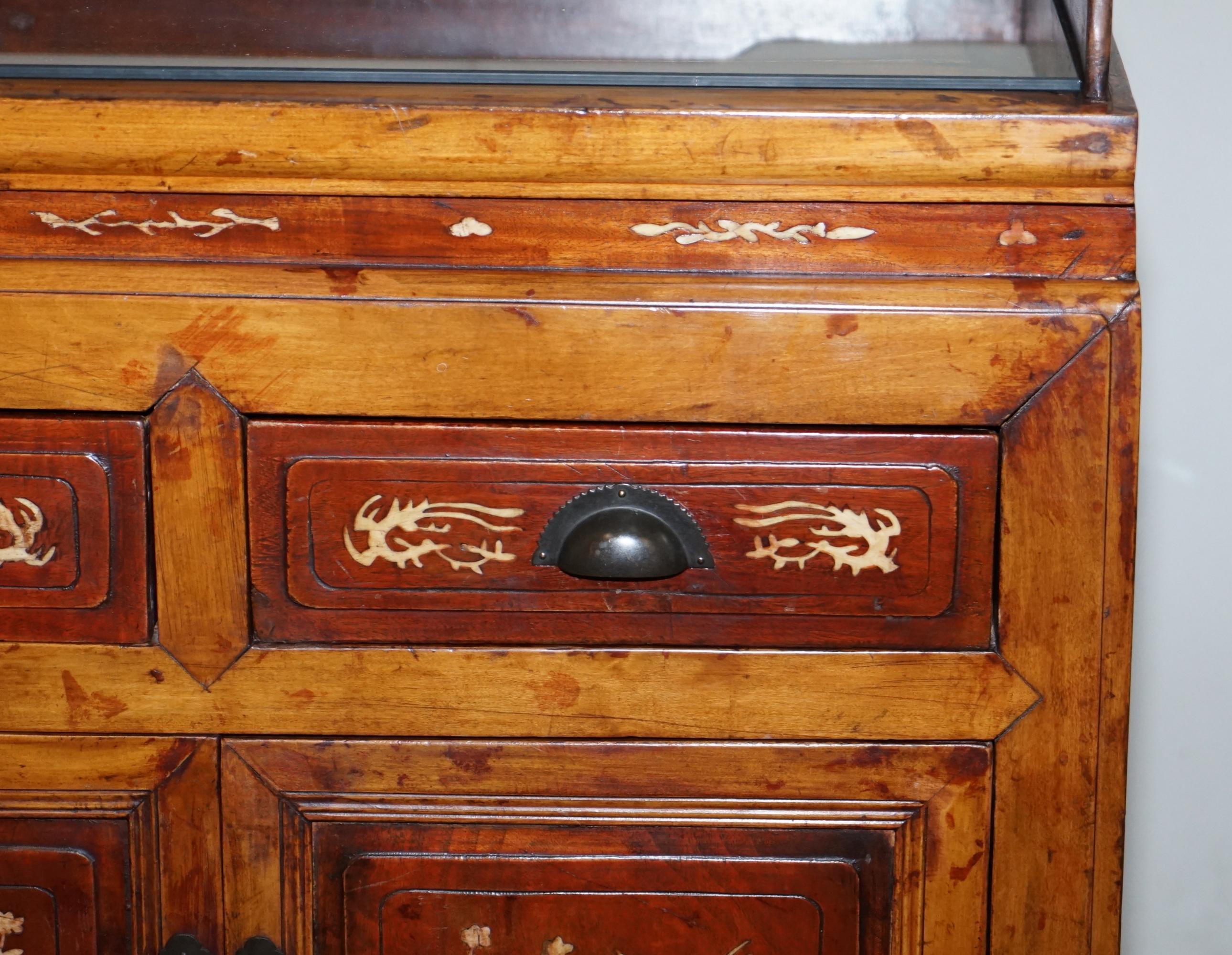 vintage oak wash stand