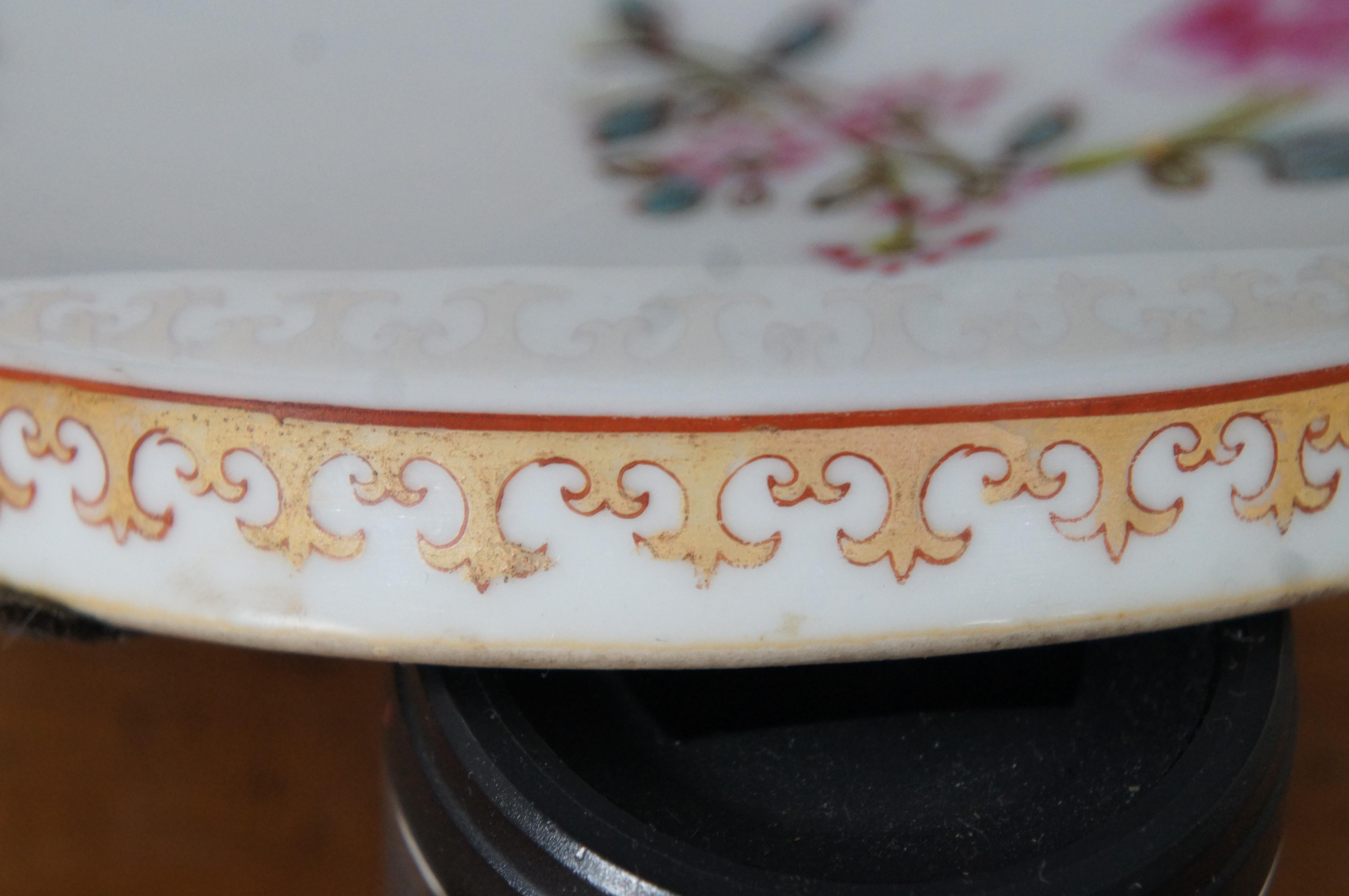 Antique Chinese Export Famille Rose Qing Guangxu Porcelain Armorial Bowl 2