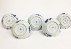 Antique Chinese Export Porcelain Plates, Kangxi, 1662-1722