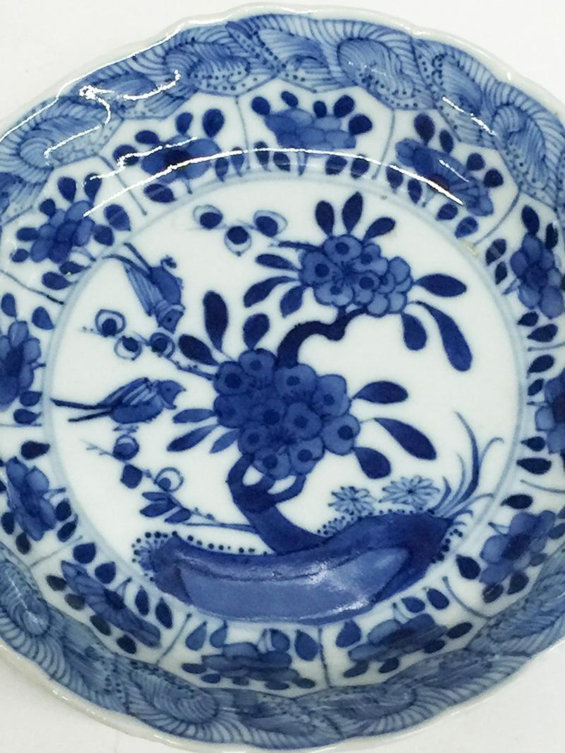 18th Century and Earlier Antique Chinese Export Porcelain Plates, Kangxi, 1662-1722 For Sale