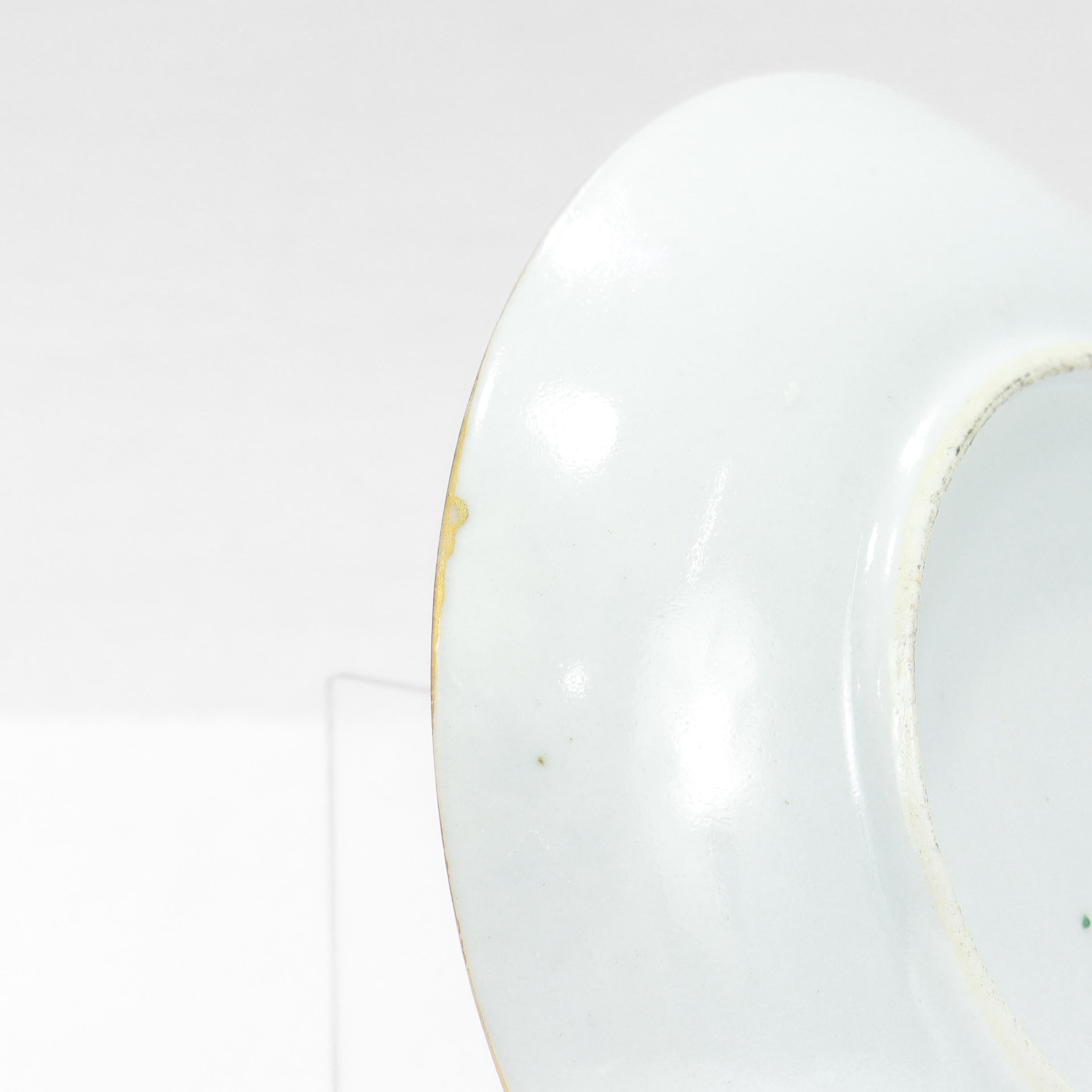 Antica tazza da tè e piattino in porcellana cinese d'esportazione Rose Mandarin in vendita 11