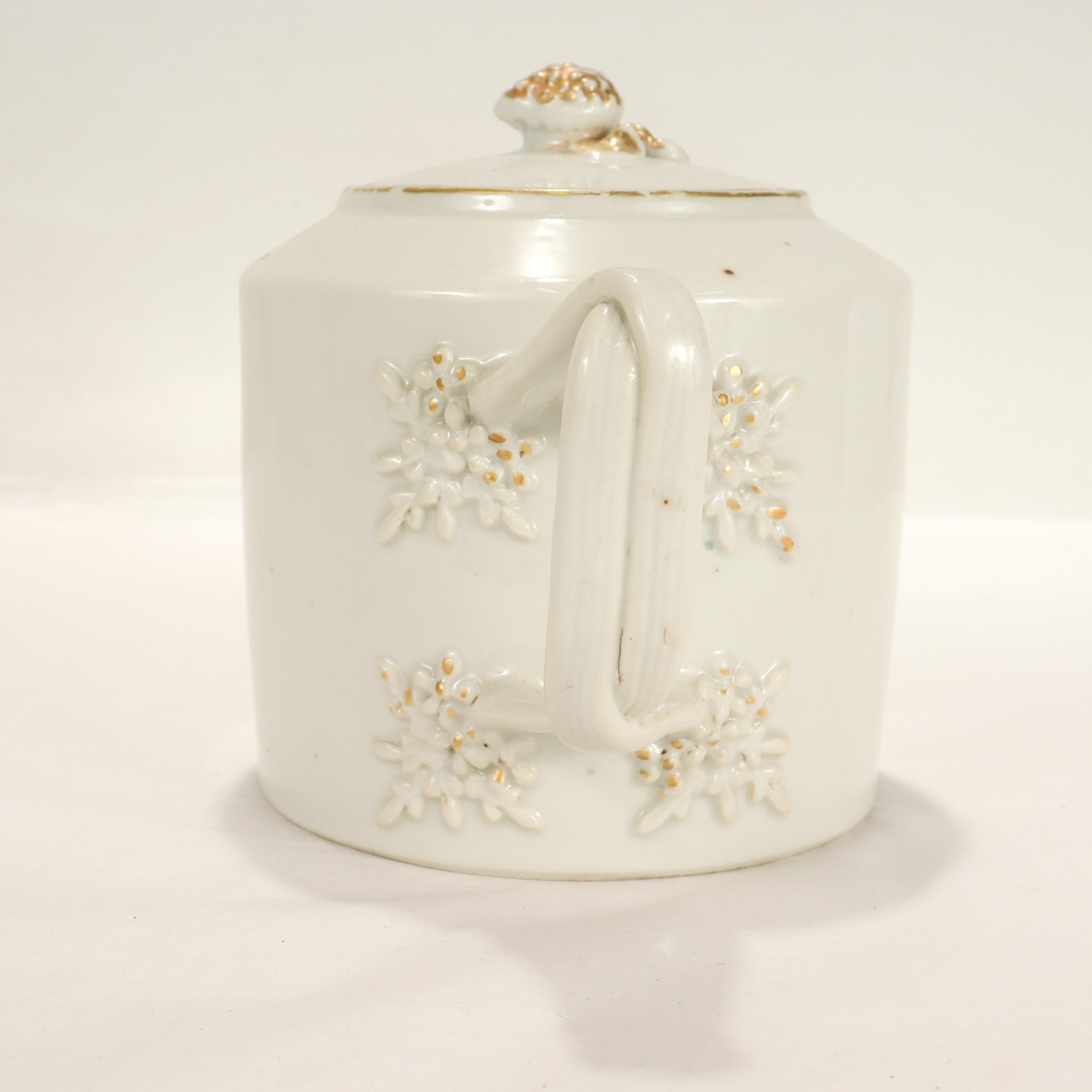 Antique Chinese Export Porcelain Teapot 3