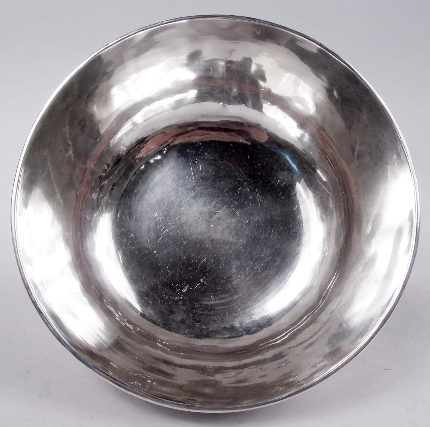 Argent Ancienne coupe à oiseaux et quenouilles en argent exporté de Chine en vente