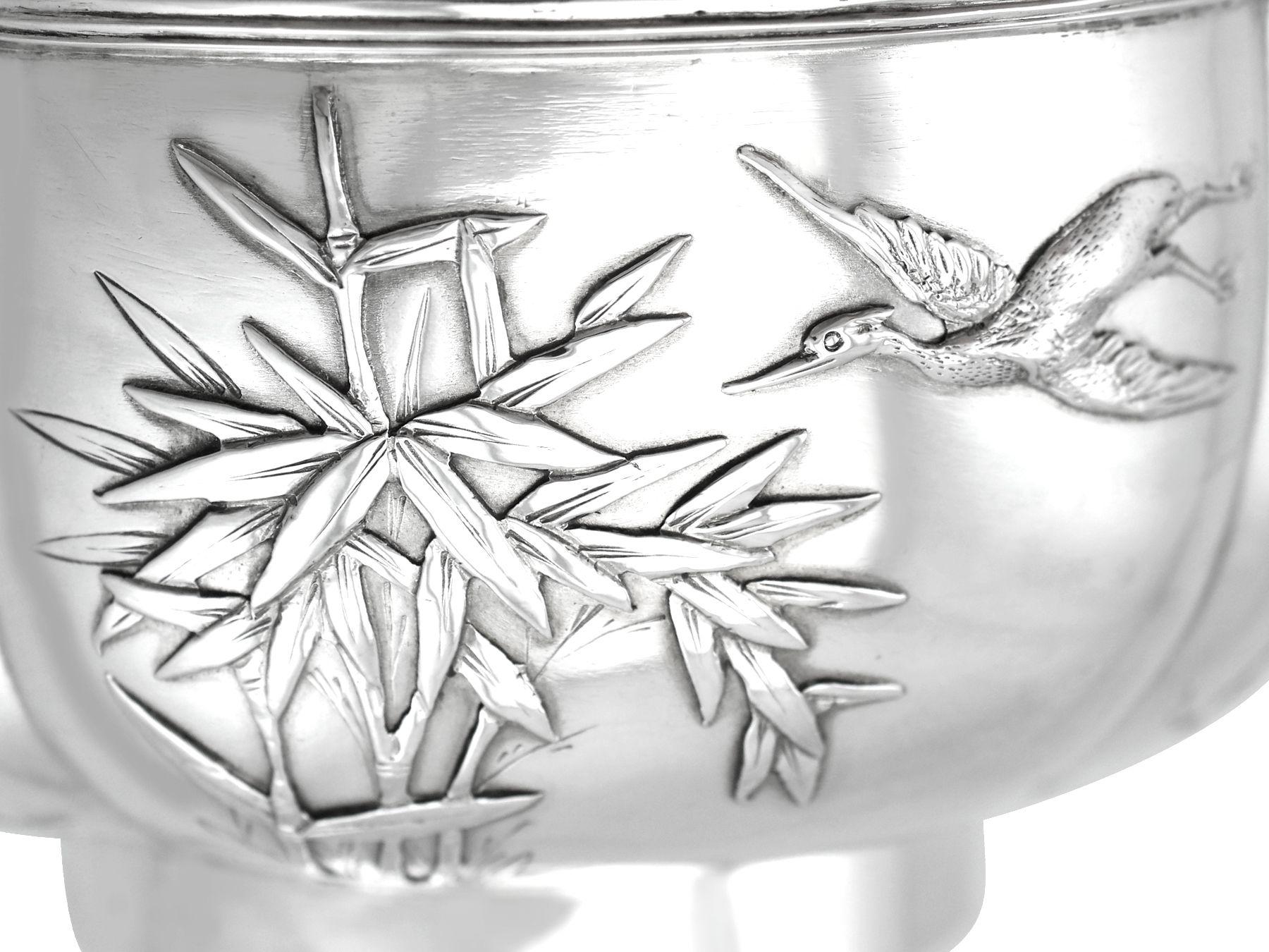 Antique Chinese Export Silver Bowl For Sale 6