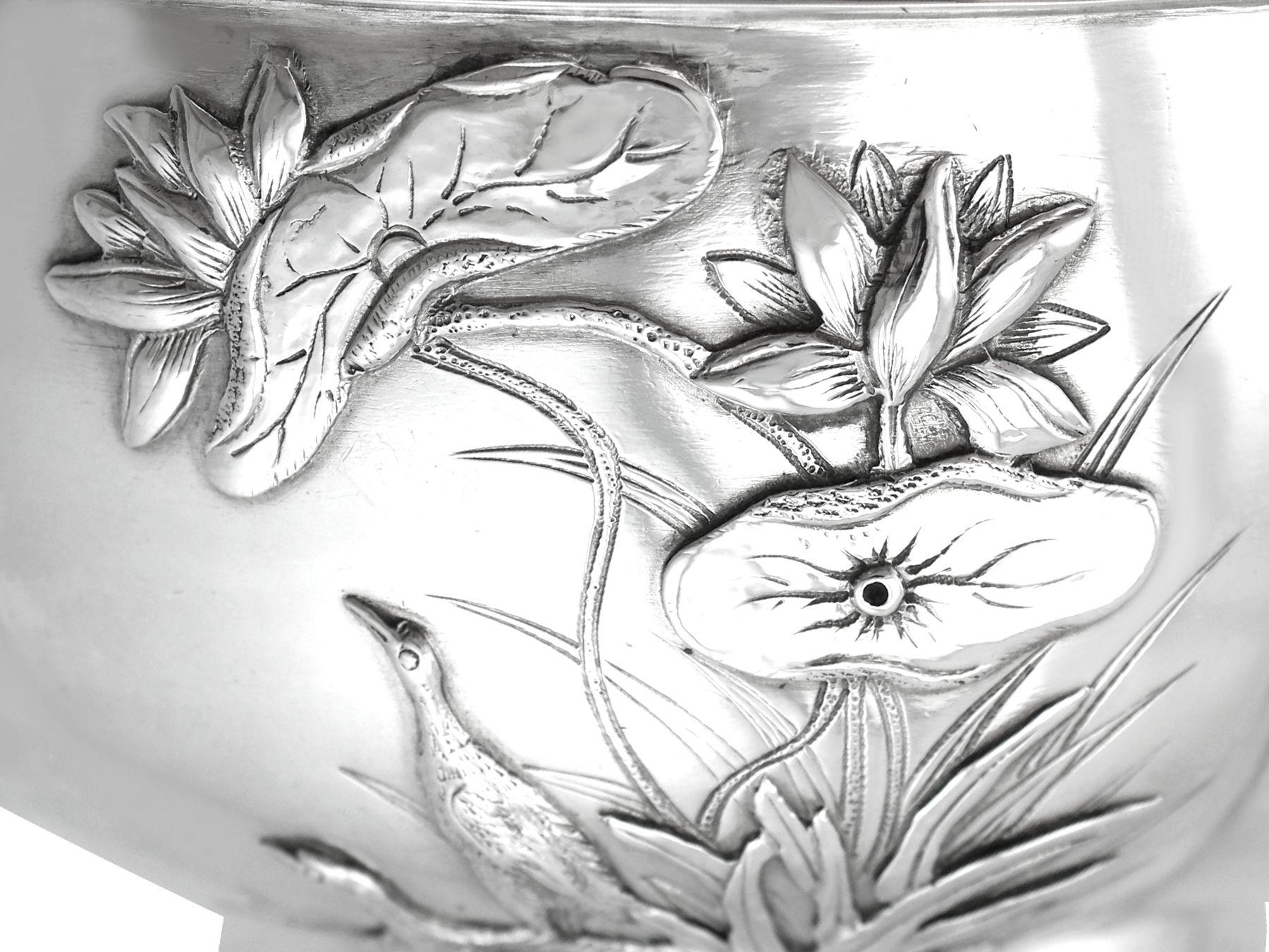 Antique Chinese Export Silver Bowl For Sale 5