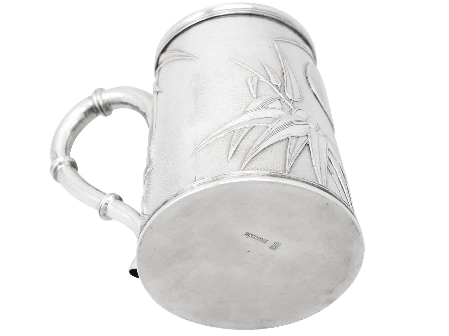 Antique Chinese Export Silver Christening Mug For Sale 3