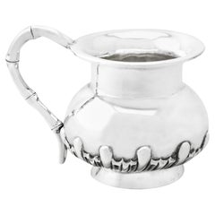Antique Chinese Export Silver Christening Mug