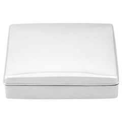 Antique Chinese Export Silver Cigarette Box by Wang Hing, Circa 1900
