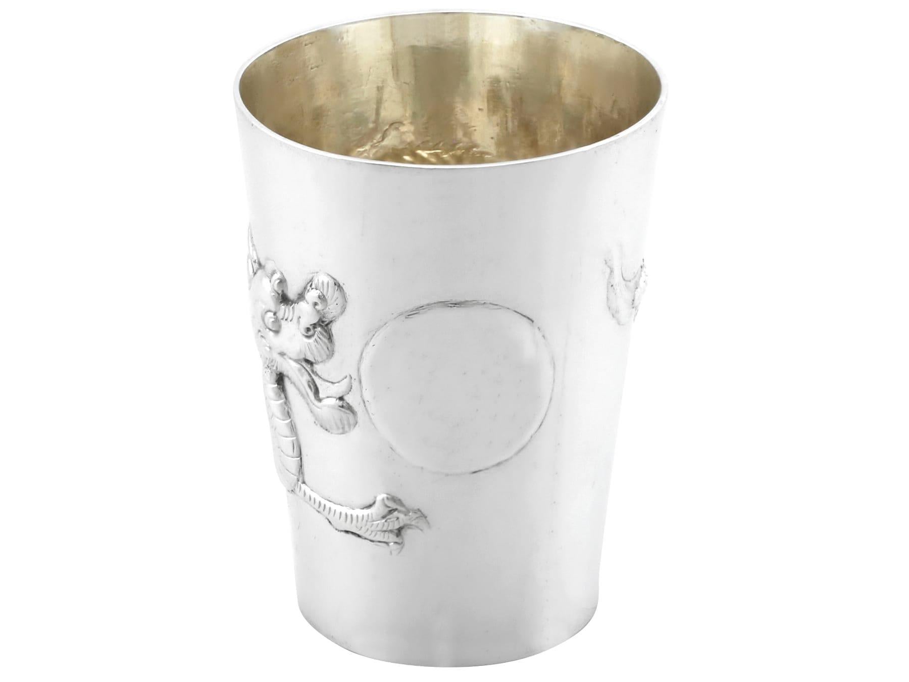 Antikes chinesisches Export-Silber-Cocktail-Set, um 1910 im Angebot 5