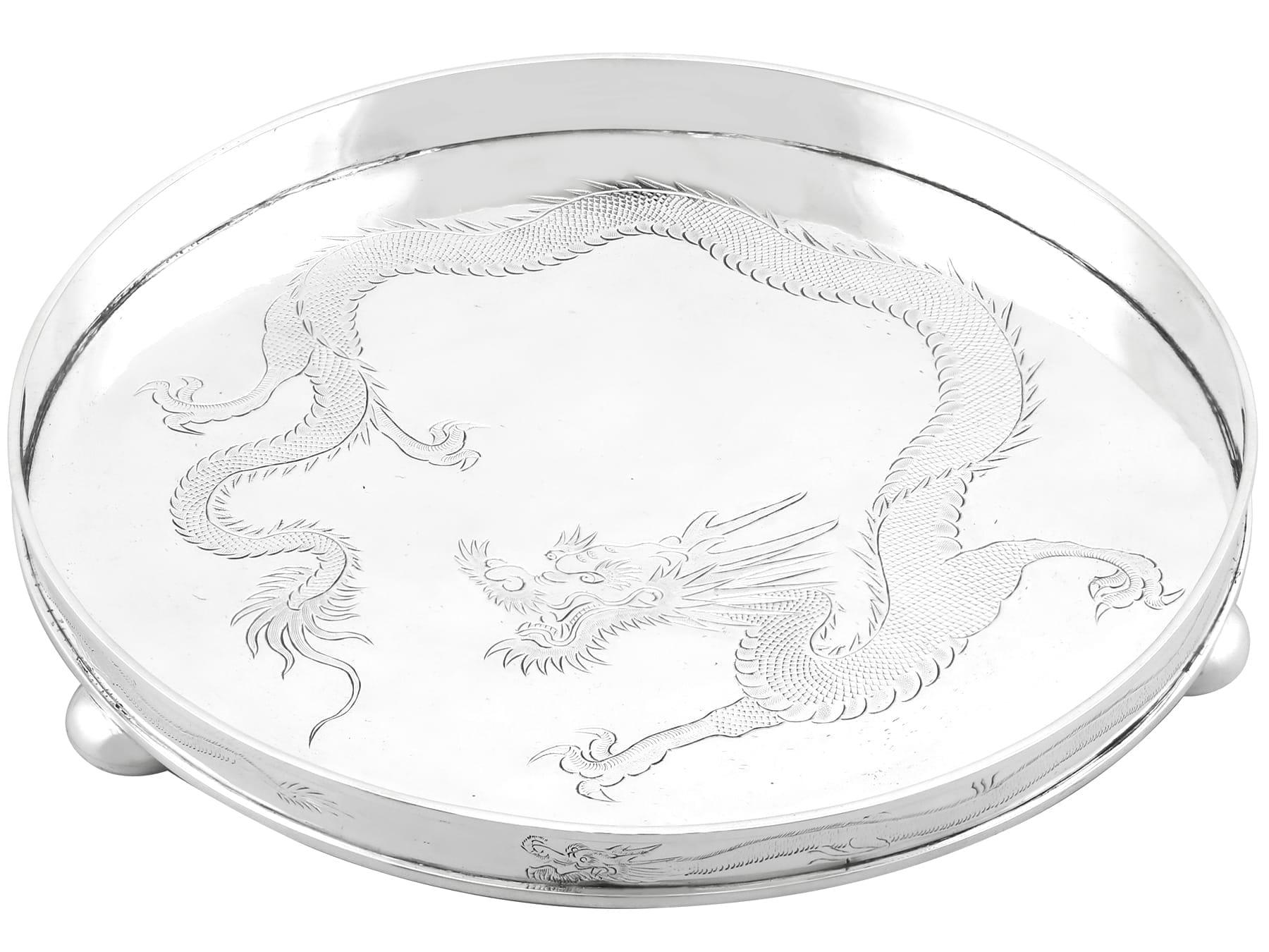 Antikes chinesisches Export-Silber-Cocktail-Set, um 1910 im Angebot 7