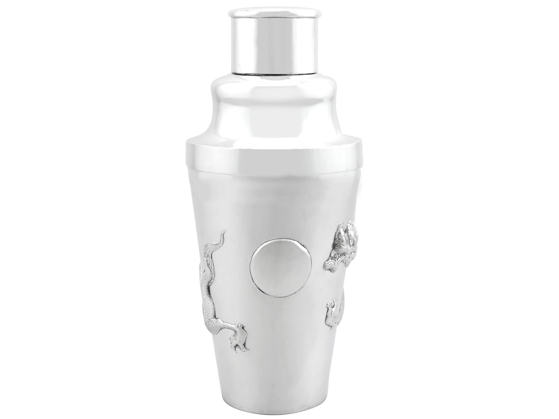Antikes chinesisches Export-Silber-Cocktail-Set, um 1910 im Angebot 1