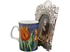 Antique Chinese Export Silver Photograph Frame