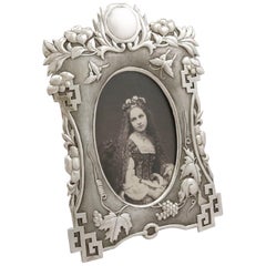 Antique Chinese Export Silver Photograph Frame