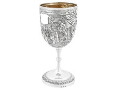 Antique Chinese Export Silver Presentation Cup