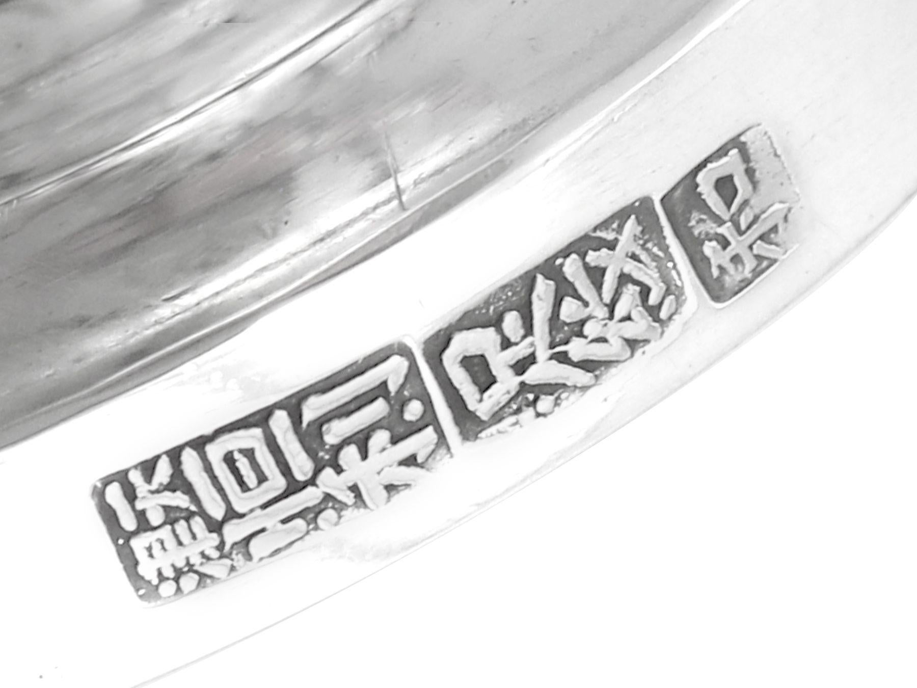 Antike chinesische Export-Silbervasen im Angebot 4