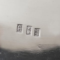 Antique Chinese Export Sterling Silver Dragon Box, 1912