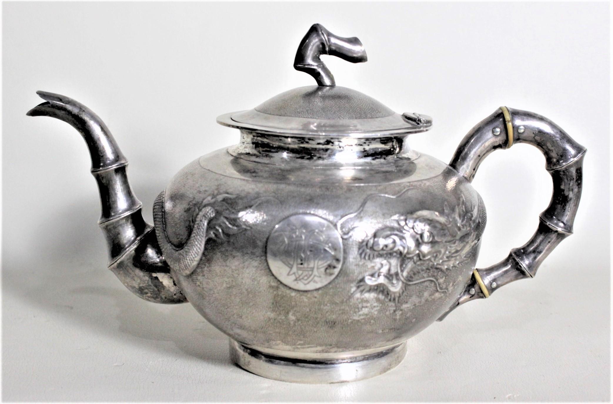 chinese silver tea set