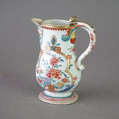 Antique Chinese Famille Rose Porcelain Water Pitcher 18th-19thC
