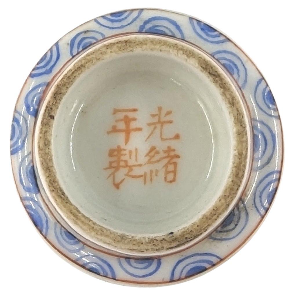 Antike chinesische Fencai Famille-Rose-Schnupftabakflasche für Jungen, 19. Jahrhundert, Qing Guangxu- Mark im Angebot 4