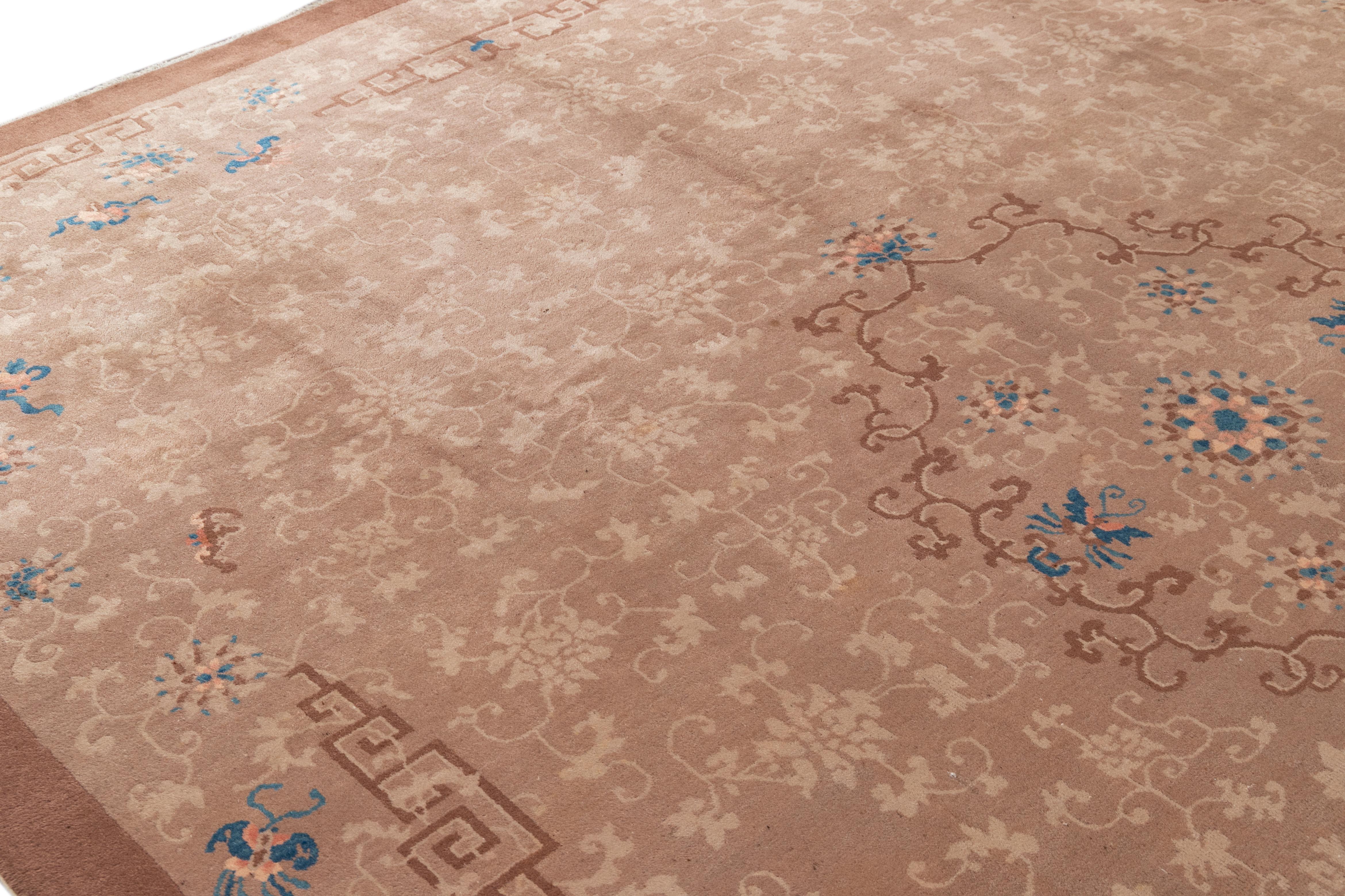 Wool Antique Chinese Feti Rug For Sale