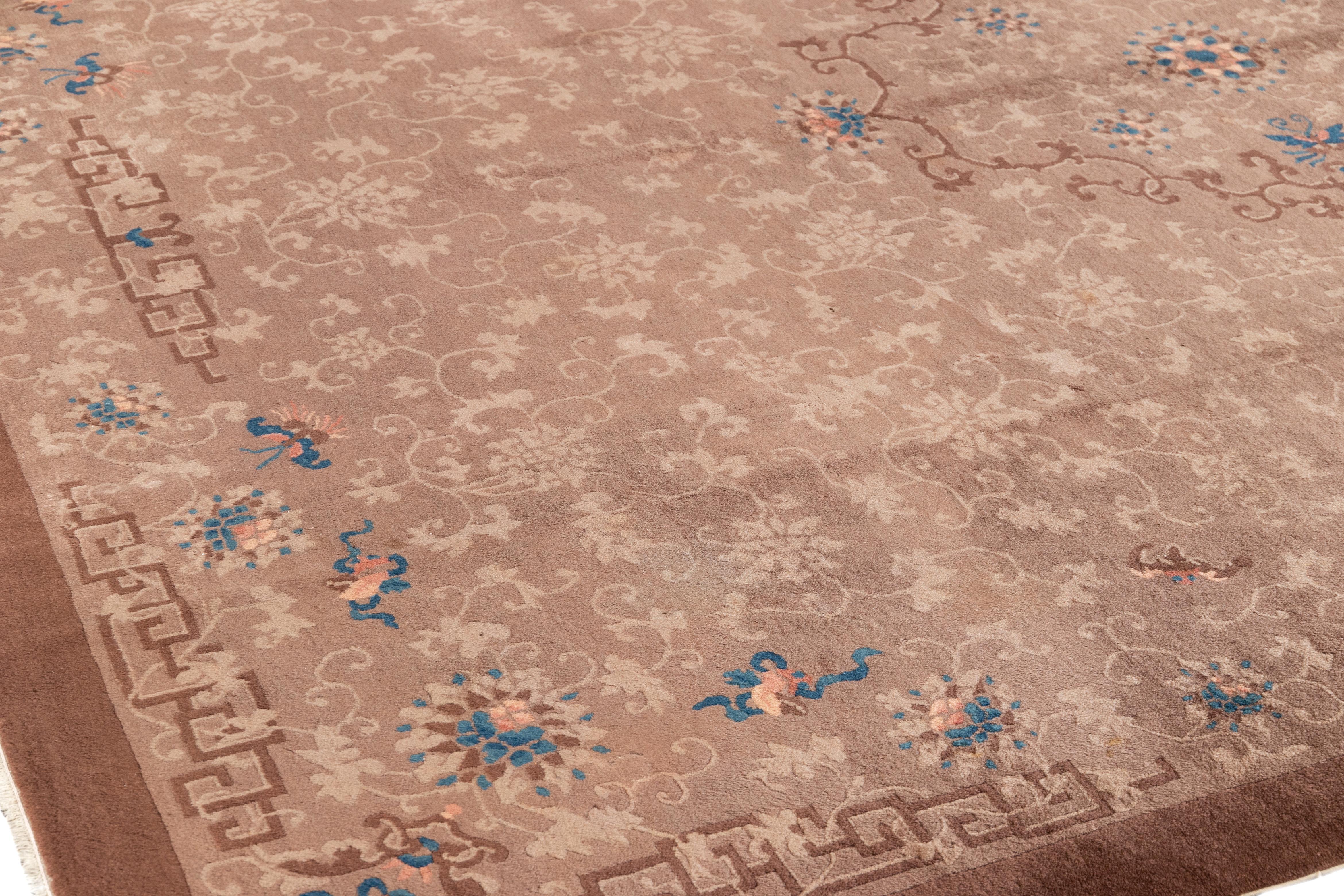 Antique Chinese Feti Rug In Good Condition For Sale In Norwalk, CT