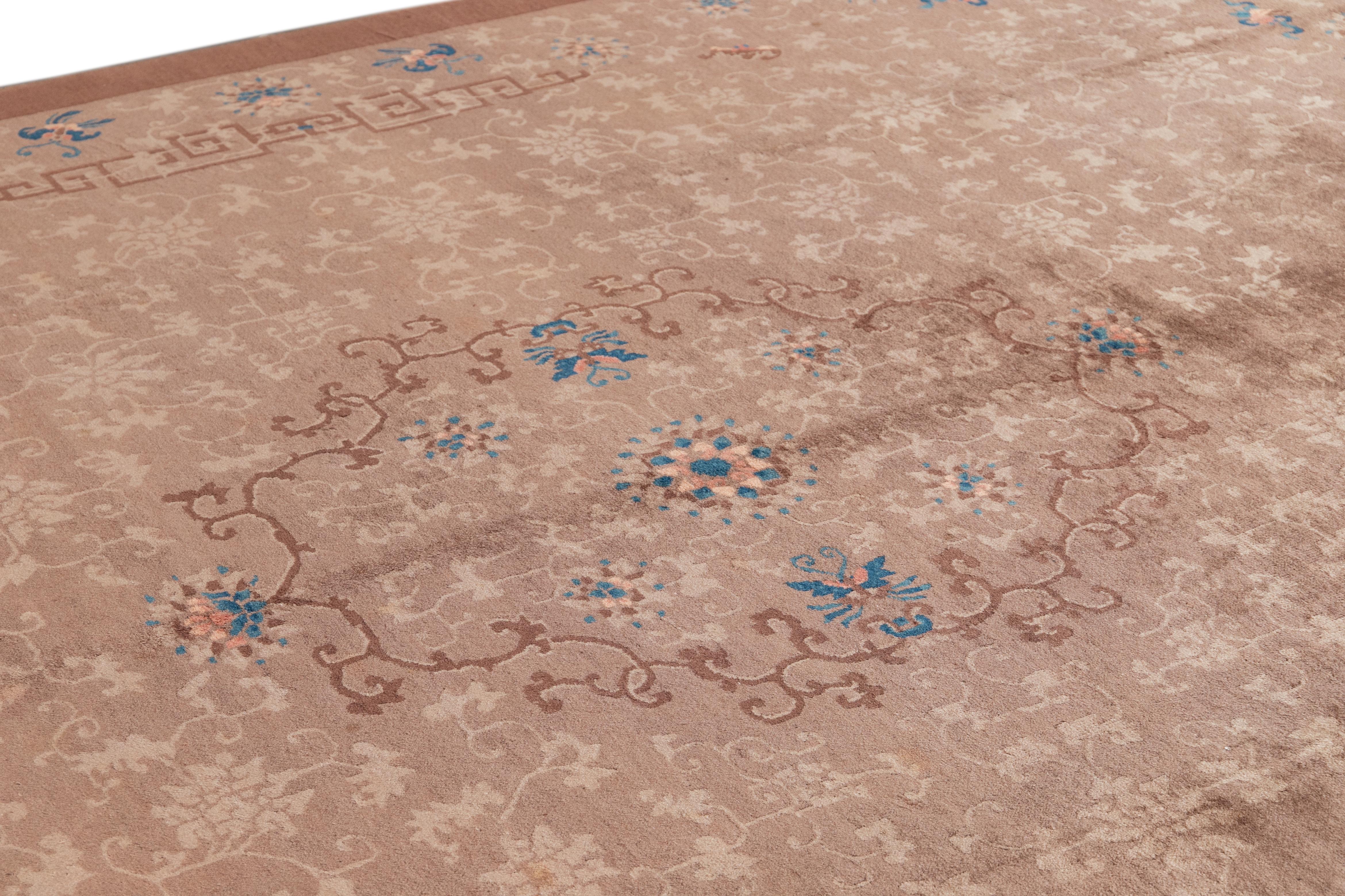 20th Century Antique Chinese Feti Rug For Sale