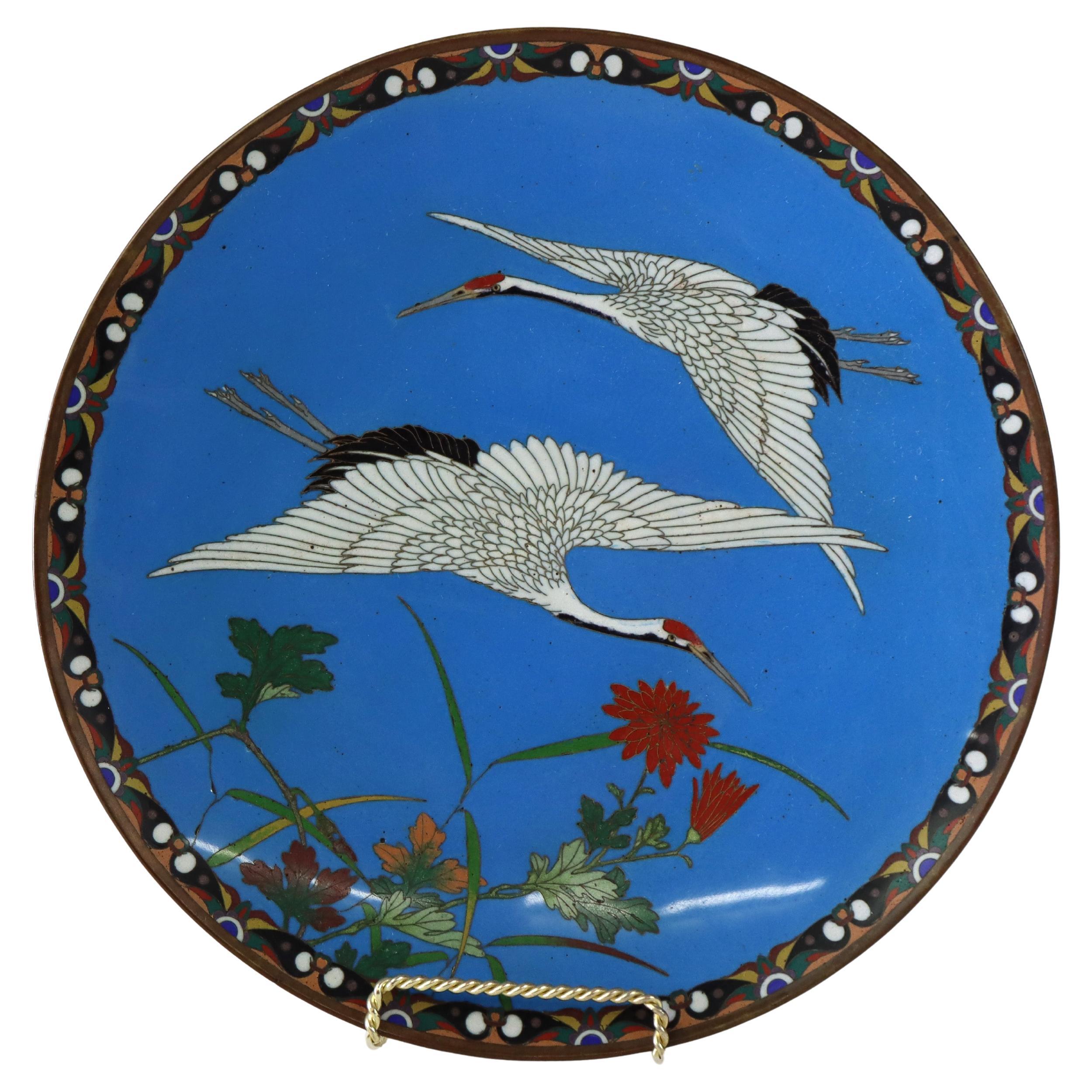 What are cloisonne plates?