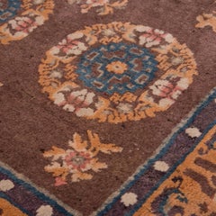 Antique Chinese Five Medallion Carpet, c. 1930