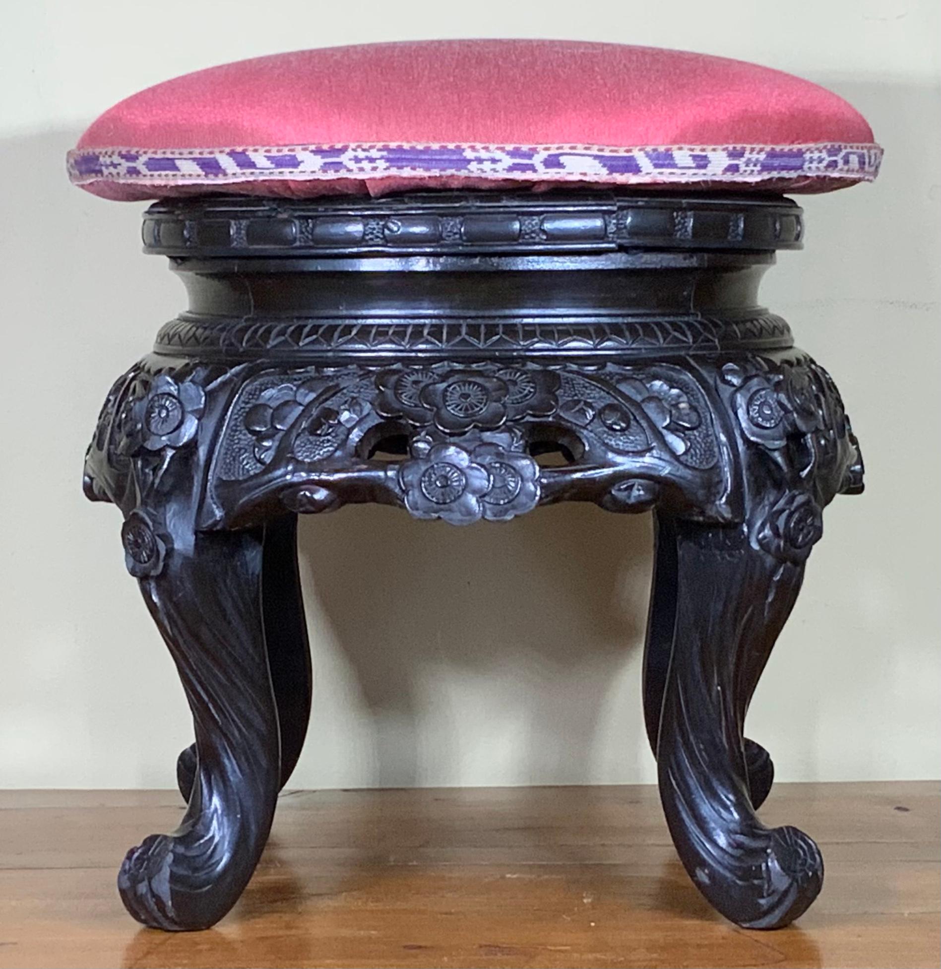 asian footstool