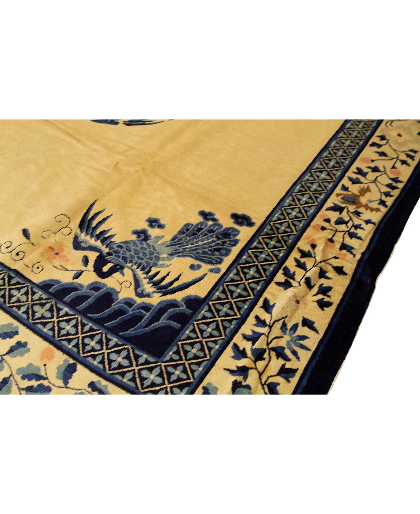This elegantly hand woven rug is from China and woven from the finest wools to create a soft and luxurious piece that will work well in so many different settings Size: 10'-2