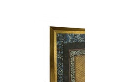 Antique Chinese Gilt Embroidered Framed Panel