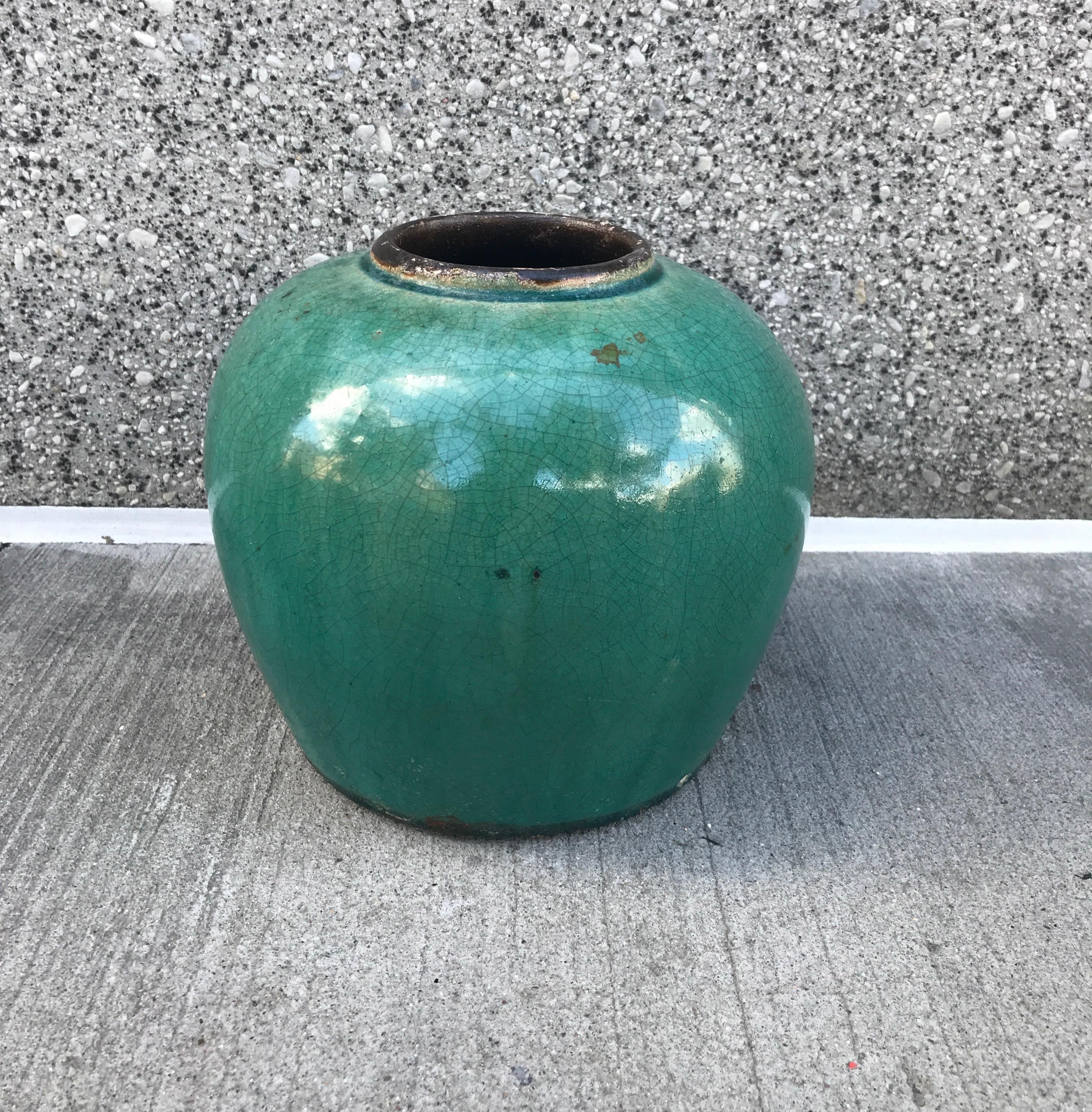 Ceramic Antique Chinese Ginger Jar