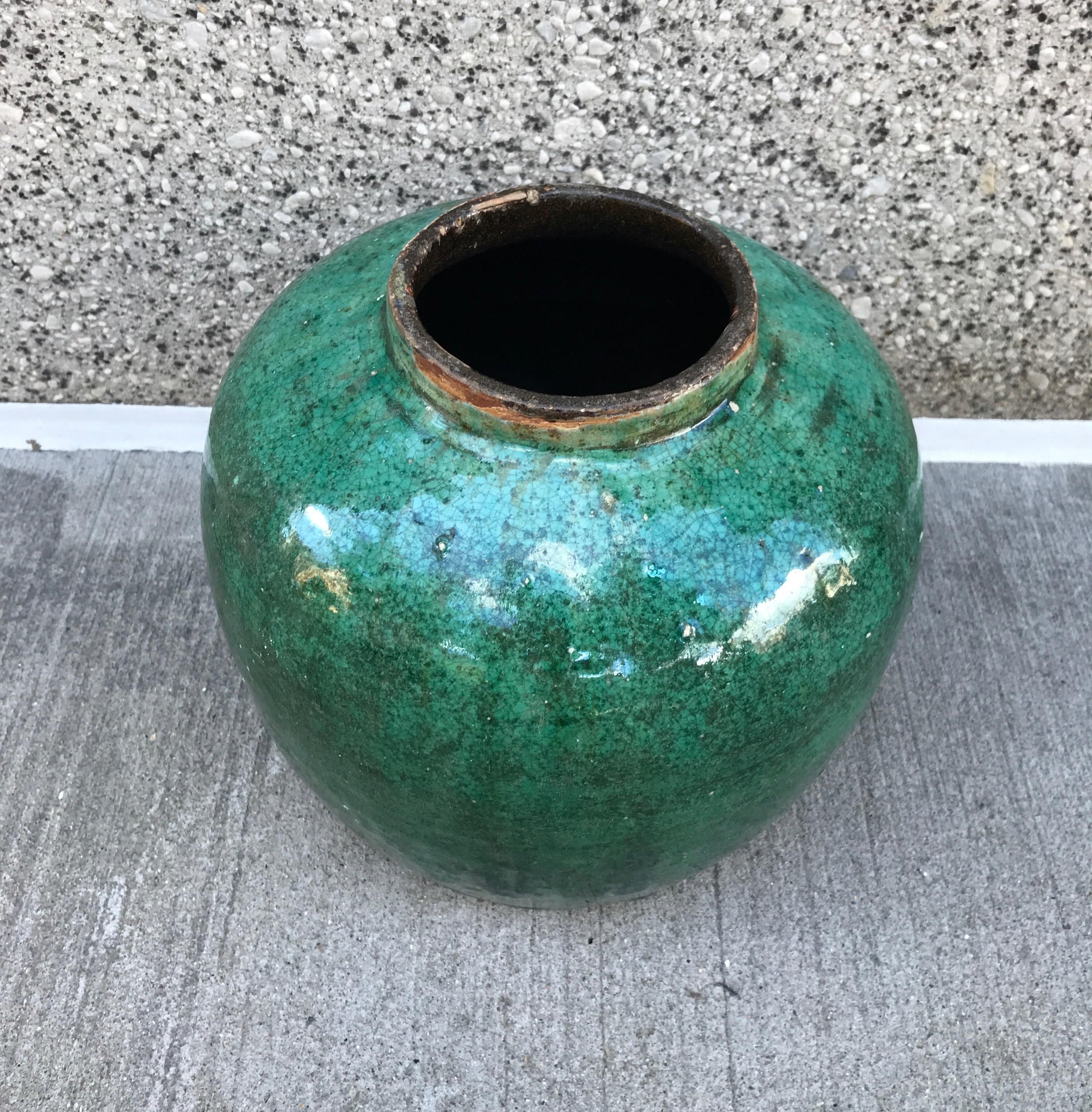 Antique Chinese Ginger Jar In Good Condition In New York, NY