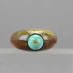 Antique Chinese Glass Snuff Bottle Immitating Gemstone Qing Dynasty, 18th C