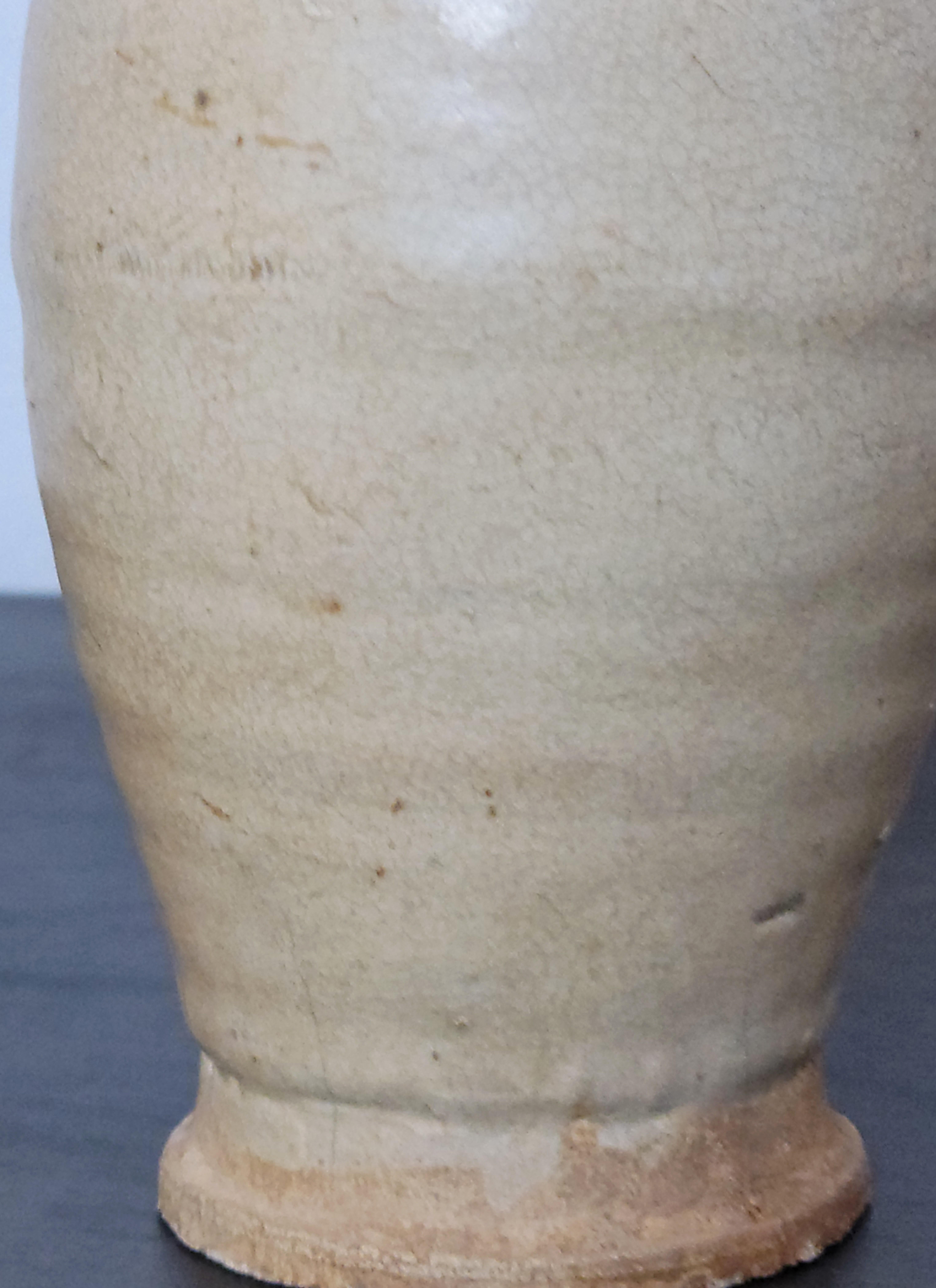 Antike chinesische glasierte Keramik Song Dynasty Stil Funerary Urn  im Angebot 4