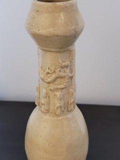 Antique Chinese Glazed Ceramic Song Dynasty Style Funerary Urn