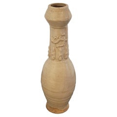 Ancienne urne funéraire en céramique émaillée chinoise de la dynastie Song 