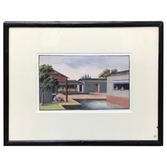 Antique Chinese Gouache Pith Painting