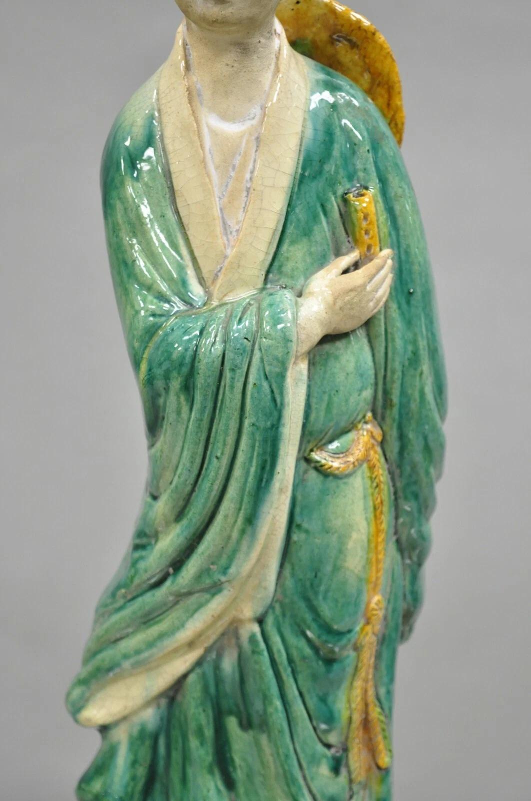 Chinoiseries Antique Chinese Green Sancai Glazed Pottery 21