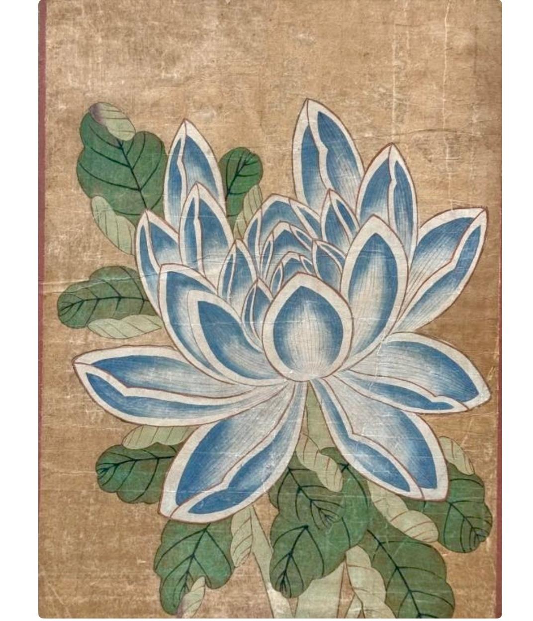 Paire de paravents anciens en panneaux peints à la main en Chine en vente 2