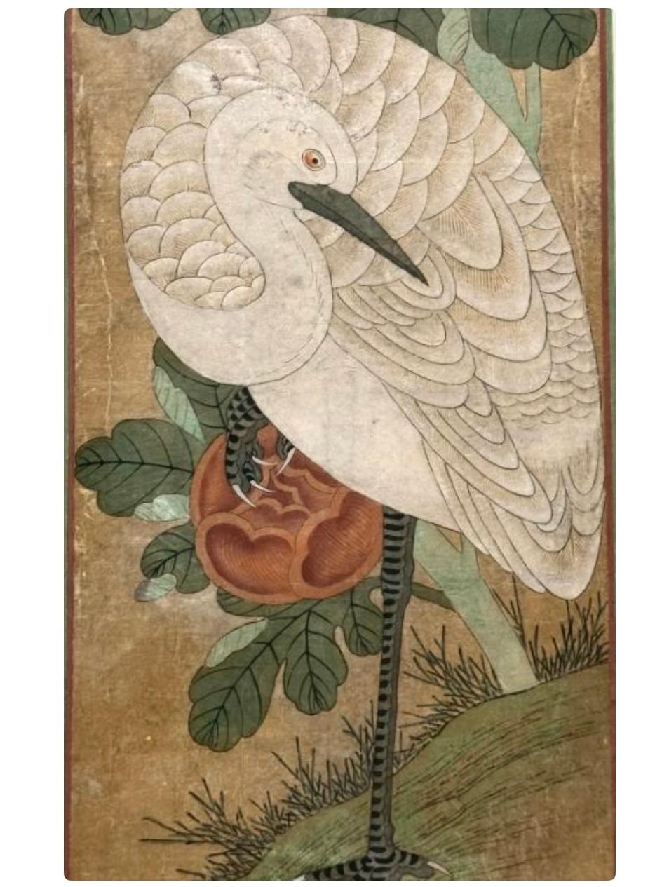 Paire de paravents anciens en panneaux peints à la main en Chine Bon état - En vente à Bradenton, FL