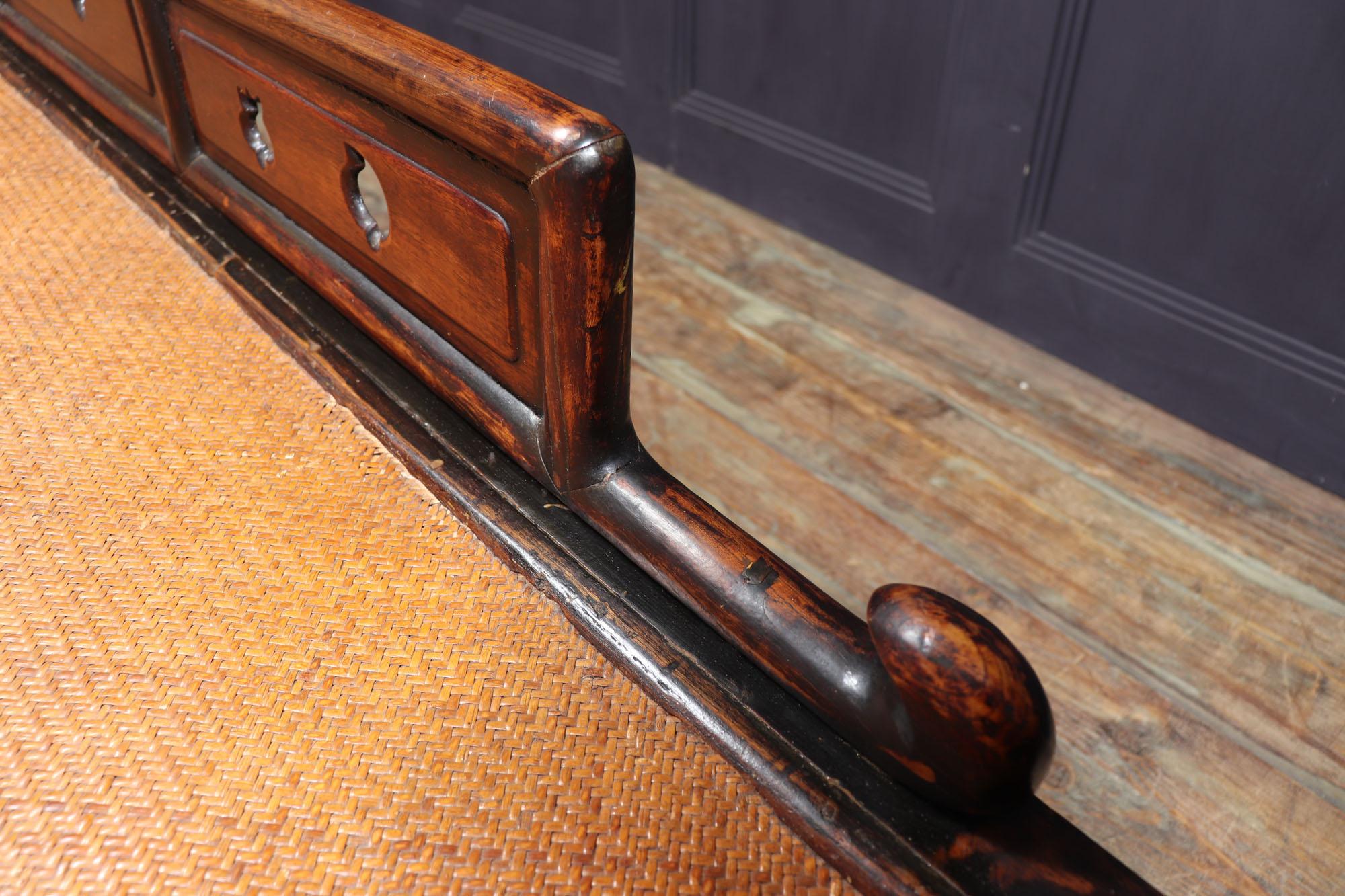 Antique Chinese Hardwood Daybed, C1820 11