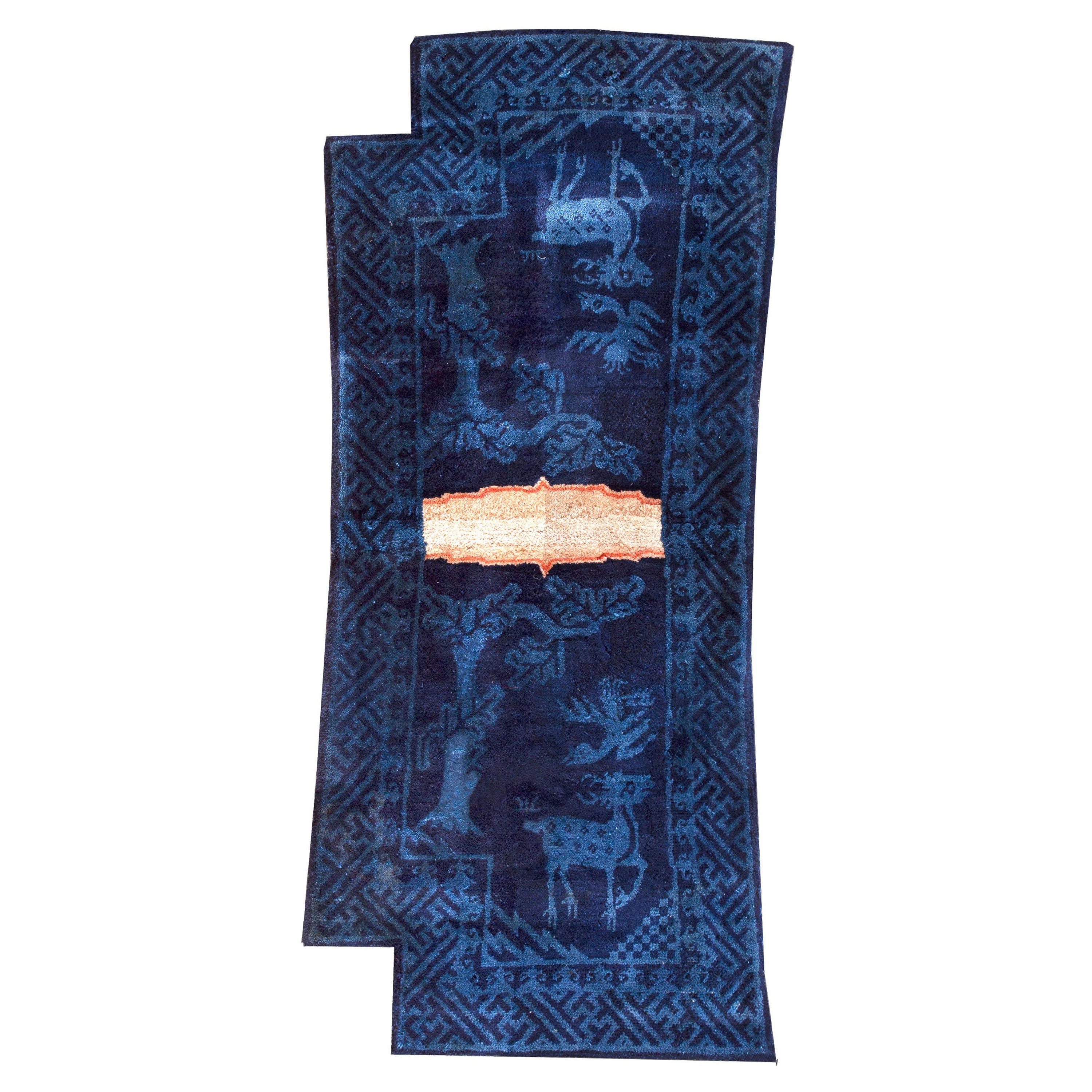Couverture chinoise ancienne pour chevaux